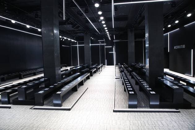 Paris Fashion Week, Modenschau Cerruti - Paris, Frankreich - 20 01 2017 stephanechemin panoramic 