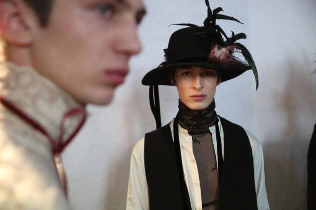 Paris Fashion Week, Modenschau ANN DEMEULEMEESTER - Paris, Frankreich - 20 01 2017 stephanechemin panoramic 