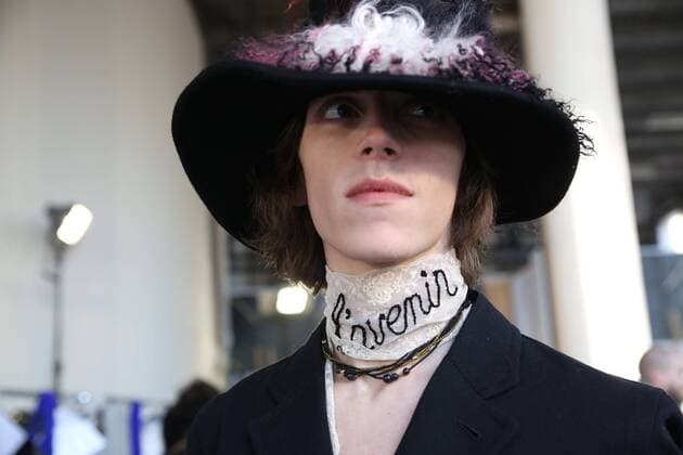 Paris Fashion Week, Modenschau ANN DEMEULEMEESTER - Paris, Frankreich - 20 01 2017 stephanechemin panoramic 