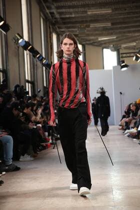 Paris Fashion Week, Modenschau ANN DEMEULEMEESTER - Paris, Frankreich - 20 01 2017 stephanechemin panoramic 