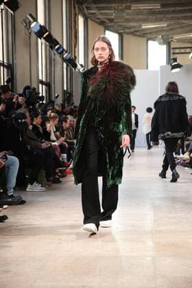 Paris Fashion Week, Modenschau ANN DEMEULEMEESTER - Paris, Frankreich - 20 01 2017 stephanechemin panoramic 