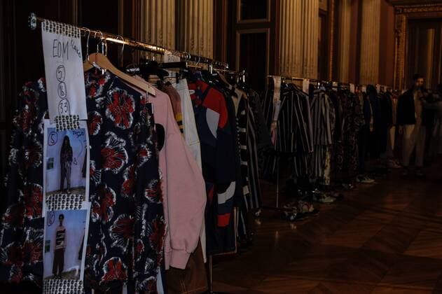 France: Henrik Vibskon show at Paris FW Details seen on backstage of Henrik Vibskov show during Paris Men s Fashion Week Fall Winter 2017 18  GaetanoxPiazzolla