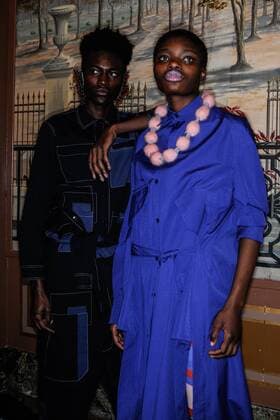 France: Henrik Vibskon show at Paris FW Models are seen on backstage of Henrik Vibskov show during Paris Men s Fashion Week Fall Winter 2017 18  GaetanoxPiazzolla