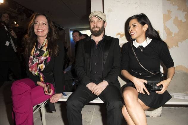 Natalia Wörner, Christian Ulmen und Collien Ulmen-Fernandes bei der Key Looks The Show by Peek & Cloppenburg auf der Mercedes-Benz Fashion Week Berlin Autumn Winter 2017. Berlin, 21.01.2017 Foto:xF.xKernx xFuturexImage