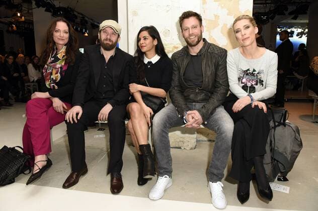 Natalia Wörner, Christian Ulmen, Collien Ulmen-Fernandes, Ken Duken und Marisa Leonie Bach bei der Key Looks The Show by Peek & Cloppenburg auf der Mercedes-Benz Fashion Week Berlin Autumn Winter 2017. Berlin, 21.01.2017 Foto:xF.xKernx xFuturexImage