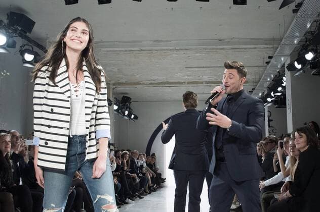 Blue bei der Key Looks The Show by Peek & Cloppenburg auf der Mercedes-Benz Fashion Week Berlin Autumn Winter 2017. Berlin, 21.01.2017 Foto:xF.xKernx xFuturexImage