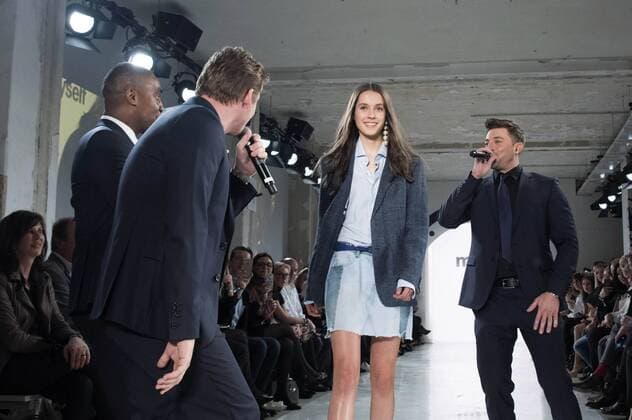 Blue bei der Key Looks The Show by Peek & Cloppenburg auf der Mercedes-Benz Fashion Week Berlin Autumn Winter 2017. Berlin, 21.01.2017 Foto:xF.xKernx xFuturexImage