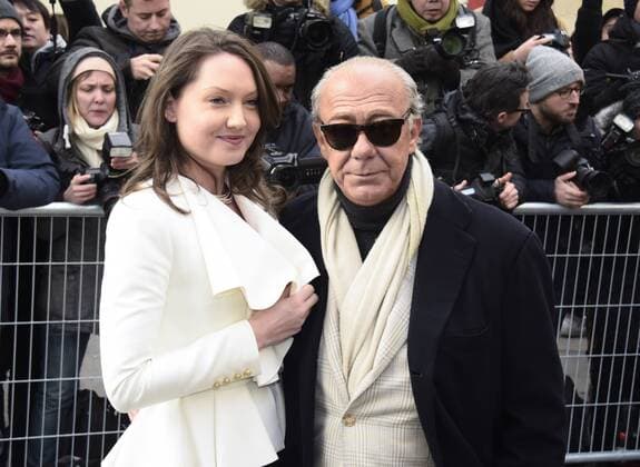 Sophie Taylor et son compagnon Fawaz Gruosi MODE : Fashion Week - Dior - 23 01 2017 FedericoPestellini Panoramic 