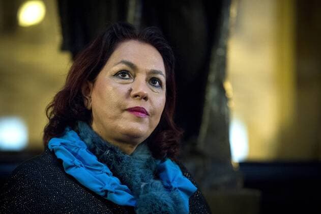 Principal Anda-Louise Bogza meets journalists on Monday, January 23, 2017, prior to the opera Tosca premiere, Prague, Czech Republic. (CTKxPhoto KaterianxSulova) CTKPhotoP201701230889201  suk4