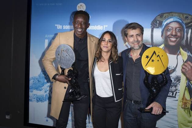 L Ascension Filmpremiere in Paris Ahmed Sylla - Alice Belaidi - Ludovic Bernard CELEBRITES : Avant premiere du film L Ascension - Paris - 23 01 2017 StephenCaillet Panoramic 