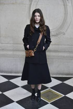 214987 Valentin Paoli Starface 2017-01-23 Paris France Paris Fashion Week 2017. Defile Dior. People. Photocall. Mastroianni, Chiara  Copyright: xValentinxPaolix xStarfacex STAR_214987_014