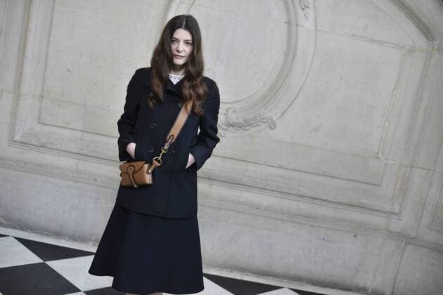 214987 Valentin Paoli Starface 2017-01-23 Paris France Paris Fashion Week 2017. Defile Dior. People. Photocall. Mastroianni, Chiara  Copyright: xValentinxPaolix xStarfacex STAR_214987_015
