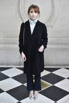 214987 Valentin Paoli Starface 2017-01-23 Paris France Paris Fashion Week 2017. Defile Dior. People. Photocall. Chammah, Lolita  Copyright: xValentinxPaolix xStarfacex STAR_214987_019