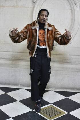 214987 Valentin Paoli Starface 2017-01-23 Paris France Paris Fashion Week 2017. Defile Dior. People. Photocall. Mayers, Rakim ( ASAP Rocky )  Copyright: xValentinxPaolix xStarfacex STAR_214987_038