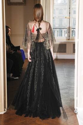 214981 Marineau Starface 2017-01-23 Paris France Paris Fashion week. Defile Haute Couture Printemps ete 2017.SCHIAPARELLI. Schiaparelli, spring-summer 2017 Paris, France Paris Fashion week. Defile Haute Couture Spring Summer 2017. SCHIAPARELLI. Editorial use only _sans_perso  Copyright: xMarineaux STAR_214981_040