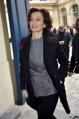 Audrey Azoulay - Ministre de la culture et de la communication CELEBRITES : Ankunft defile Alexis Mabille - Paris - 24 01 2017 JBAutissier Panoramic 