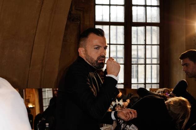 France:Julien Fournie show Haute Couture SS 2017 Julien Fournier seen on backstage: Paris Fashion Week SS 2017 Haute Couture.  GaetanoxxPiazzolla