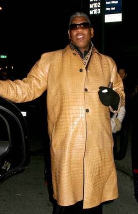 Feb. 6, 2006 - K46799ML..CELEBS OUT AND ABOUT AT THE 2006 OLYMPUS FASHION WEEK, BRYANT PARK NEW YORK CITY..02-06-2006 . MITCHELL LEVY- 2006.ANDRE LEON TALLEY - ZUMAg49_ 20060206_gaf_g49_214 Copyright: xGlobexPhotosx