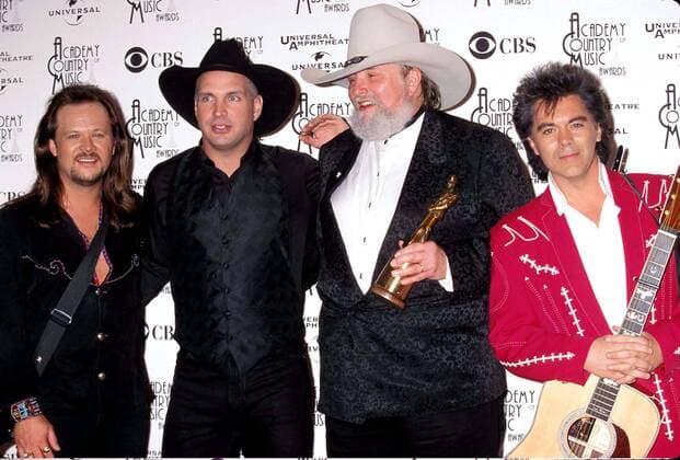 Feb. 7, 2006 - K12080LR.33rd Academy of Country Music.Garth Brooks, Travis Tritt, Charlie Daniels, and.Marty Stuart.. Lisa Rose - 1998 - ZUMAg49_ 20060207_gaf_g49_378 Copyright: xLisaxRosex