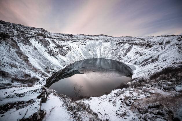 Iceland, Kerid, Volcanic crater lake  EPF00216