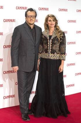 Gabriele Muccino mit Gattin Angelica Russo bei der Premiere des Kurzfilms Campari Red Diaries - Killer in Red im Palazzo delle Esposizioni. Rom, 24.01.2017 Foto:xDaziramx xFuturexImage
