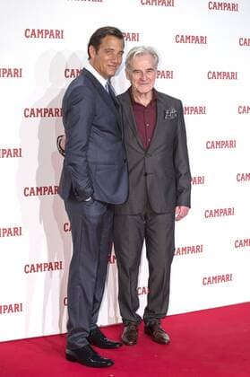 Clive Owen und Tim Ahern bei der Premiere des Kurzfilms Campari Red Diaries - Killer in Red im Palazzo delle Esposizioni. Rom, 24.01.2017 Foto:xDaziramx xFuturexImage