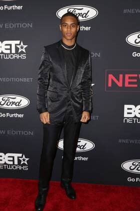 LOS ANGELES - JAN 23: Keith Powers at the BET s The New Edition Story Premiere Screening at Paramount Studios on January 23, 2017 in Los Angeles, CA  Copyright: xHPAx xIPAx