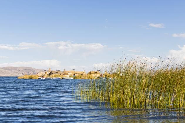 Peru, Titicaca lake, Uros Floating Island  FOF08654