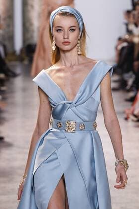 215064 Marineau Starface 2017-01-25 Paris France Paris Fashion week. Defile Haute Couture Printemps ete 2017. Elie Saab. Paris Fashion week. Defile Haute Couture Spring Summer 2017. Maison Margiela Elie Saab , Couture, spring-summer 2017 Paris, France Editorial use only _sans_perso  Copyright: xMarineaux STAR_215064_002