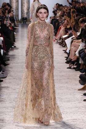 215064 Marineau Starface 2017-01-25 Paris France Paris Fashion week. Defile Haute Couture Printemps ete 2017. Elie Saab. Paris Fashion week. Defile Haute Couture Spring Summer 2017. Maison Margiela Elie Saab , Couture, spring-summer 2017 Paris, France Editorial use only _sans_perso  Copyright: xMarineaux STAR_215064_035