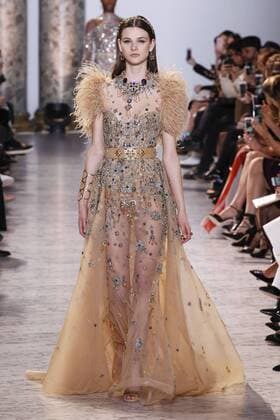 215064 Marineau Starface 2017-01-25 Paris France Paris Fashion week. Defile Haute Couture Printemps ete 2017. Elie Saab. Paris Fashion week. Defile Haute Couture Spring Summer 2017. Maison Margiela Elie Saab , Couture, spring-summer 2017 Paris, France Editorial use only _sans_perso  Copyright: xMarineaux STAR_215064_040