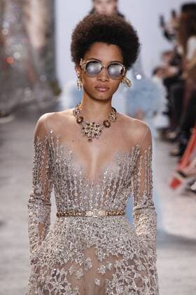 215064 Marineau Starface 2017-01-25 Paris France Paris Fashion week. Defile Haute Couture Printemps ete 2017. Elie Saab. Paris Fashion week. Defile Haute Couture Spring Summer 2017. Maison Margiela Elie Saab , Couture, spring-summer 2017 Paris, France Editorial use only _sans_perso  Copyright: xMarineaux STAR_215064_051