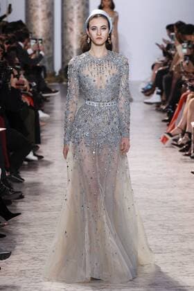 215064 Marineau Starface 2017-01-25 Paris France Paris Fashion week. Defile Haute Couture Printemps ete 2017. Elie Saab. Paris Fashion week. Defile Haute Couture Spring Summer 2017. Maison Margiela Elie Saab , Couture, spring-summer 2017 Paris, France Editorial use only _sans_perso  Copyright: xMarineaux STAR_215064_054