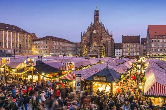 Christkindlmarkt, Weihnachtsmarkt, Frauenkirche, Nuernberg