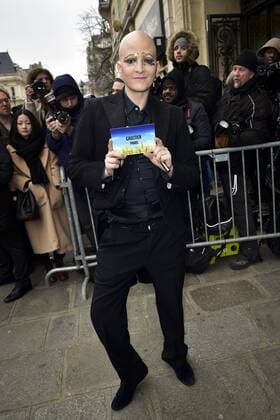 Ali Mahdavi CELEBRITES : Ankunft Modenschau - JP Gaultier - Paris - 25 01 2017 JBAutissier Panoramic 