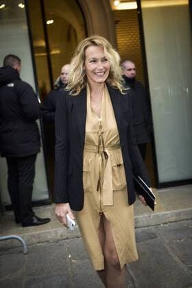 Estelle Lefebure CELEBRITES : Ankunft Modenschau - JP Gaultier - Paris - 25 01 2017 JBAutissier Panoramic 
