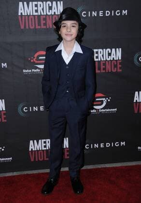 January 25, 2017 - Hollywood, CA, United States - 25 January 2017 - Hollywood, California - Hunter Payton. American Violence Los Angeles Premiere held at The Egyptian Theater. Photo Credit: AdMedia Hollywood United States - ZUMAa123 20170125_zaa_a123_124 Copyright: xBirdiexThompsonx