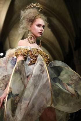 Haute Couture Guo Pei MODE : Fashion Week - Guo Pei- 25 01 2017 StephaneChemin Panoramic 