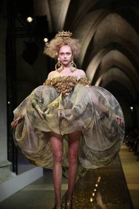 Haute Couture Guo Pei MODE : Fashion Week - Guo Pei- 25 01 2017 StephaneChemin Panoramic 