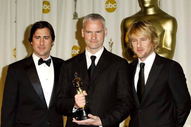Mar. 5, 2006 - Hollywood, California, U.S. - K47134MG.78TH ANNUAL ACADEMY - OSCARS AWARDS (PRESSROOM) KODAK THEATRE, LOS ANGELES CA 03-05-2006. - 2006.Luke Wilson, Martin McDonagh, and.Owen Wilson - ZUMAmg2_ 20060305_gaf_mg2_049 Copyright: xMichaelxGermanax