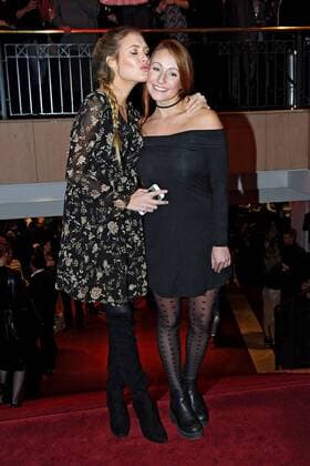 Premiere: Tanz der Vampire - Das Musical . Deborah Gerber und Schwester , Model Alena Gerber anläßlich der Premiere des Musicals Tanz der Vampire am 26.01.2017 im Stage Apollo Theater Stuttgart.