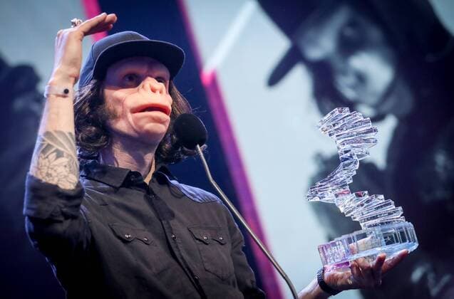 Kid Noize pictured during the second edition of the D6bels music awards for artists of Federation Wallonie-Bruxelles, Thursday 26 January 2017.  VIRGINIExLEFOUR 05034155