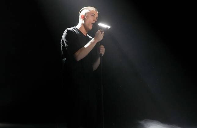 Loic Nottet pictured during the second edition of the D6bels music awards for artists of Federation Wallonie-Bruxelles, Thursday 26 January 2017.  VIRGINIExLEFOUR 05034152
