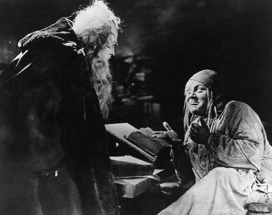 Gosta Ekman, Emil Jannings, on-set of the Silent Film Faust , 1926 - ZUMAg145 20060321_zap_g145_960 Copyright: xJTxVintagex