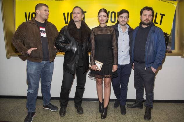 Tarek Ehlail, Benno Fürmann, Anna Bederke, Surho Sugaipov und Sascha Alexander Gersak bei der Premiere des Kinofilms Volt im Metropol Kino. Düsseldorf, 26.01.2017 Foto:xI.xEdinger xFuturexImage
