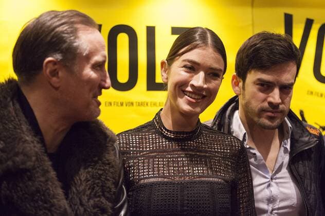 Benno Fürmann, Anna Bederke und Surho Sugaipov bei der Premiere des Kinofilms Volt im Metropol Kino. Düsseldorf, 26.01.2017 Foto:xI.xEdinger xFuturexImage