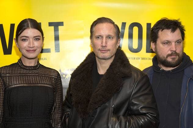 Anna Bederke, Benno Fürmann und Sascha Alexander Gersak bei der Premiere des Kinofilms Volt im Metropol Kino. Düsseldorf, 26.01.2017 Foto:xI.xEdinger xFuturexImage