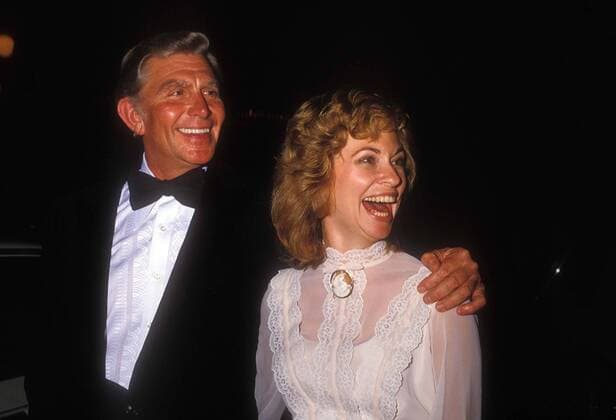 Apr. 18, 2006 - Hollywood, California, U.S. - ANDY GRIFFITH WITH CINDI KNIGHT 1981. 11838. - ZUMAr82_ 20060418_gaf_r82_008 Copyright: xPhilxRoachx