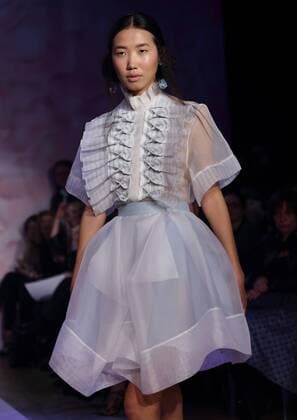 AltaRoma Fashion Week - Gattinoni Modenschau in Rom Jan 27, 2017 - Rome, Italy - Gattinoni Spr Sum 2017 at Altaroma fashion week in Roma. Rome Italy - ZUMAi15_ 20170127_zaf_i15_014 Copyright: xEvandroxInettix
