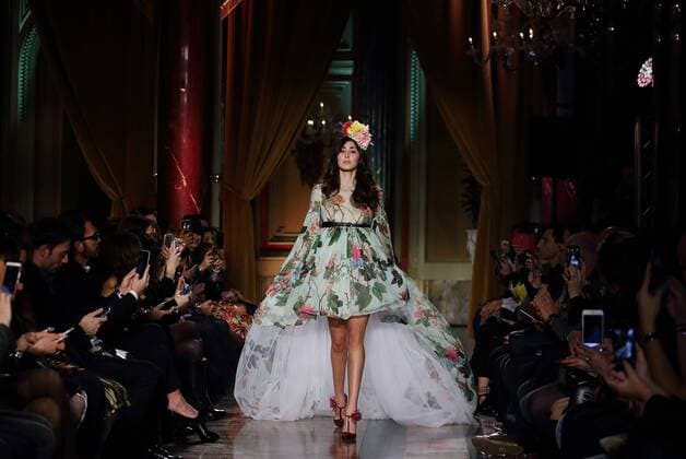 AltaRoma Fashion Week - Giada Curti Modenschau in Rom Jan 27, 2017 - Rome, Italy - Giada Curti Spr Sum 2017 at Altaroma fashion week in Roma. Rome Italy - ZUMAi15_ 20170127_zaf_i15_025 Copyright: xEvandroxInettix